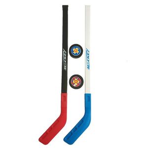 Hockey sur air Un ensemble de jouets pour enfants Poulie Hockey sur glace 72CM Bâton en plastique Sports de plein air 230706