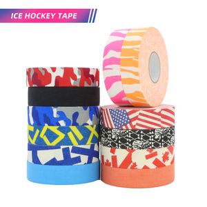 Air hockey Kcooma 2 5cm 25m 1in 82ft kolorowa tkanina kij do hokeja na lodzie taśma długi rozmiar rolki uchwytu i łatwe do rozdarcia 230706