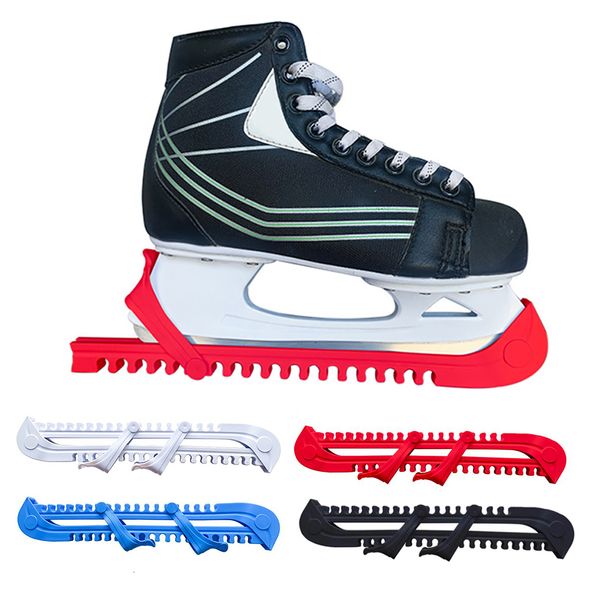 Protecteur de lame de glace en plastique pour hockey sur air, protège-patins universels antidérapants, manchon de couteau résistant à l'usure pour Hockey 230615