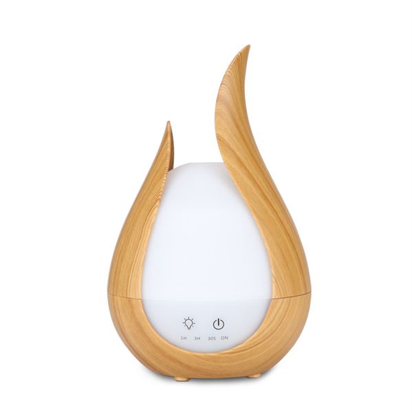 Humidificateur d'air Diffuseur d'huiles essentielles Mist Maker Fogger 200ML Humidificateurs à ultrasons de grande capacité avec 7 couleurs de lumières LED pour diffuseur d'arôme domestique