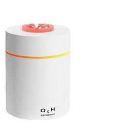 Luchtbevochtiger Smart Anti-dry Burn 240ML USB Draagbare etherische olie Aromatherapie Diffuser Auto Thuis Luchtreiniger Spray met LED-lamp Kxkqh