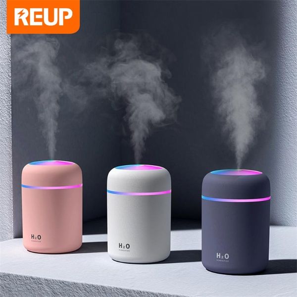 Humidificateur d'air à ultrasons Aromathérapie Diffuseur d'huiles essentielles Pulvérisateur Mist Maker Fogger Aroma Difuser Car Home Humificador Mini 220527