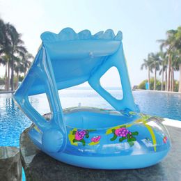 Jouet de gonflage à l'air 1 pc dinosaure auvent bébé bateau anneau de natation enfants siège d'eau gonflable flotteur plage fête piscine jouets 230621