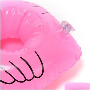 Inflation aérienne jouet mini flamanto pool en flotteur de boisson peut être gonflable de baignade flottante de baignade de baignade