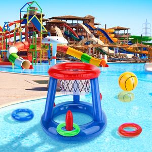 Luchtinflatie speelgoed buiten zwembad accessoires opblaasbare ring gooien ferle spelset drijvend zwembad speelgoed strand plezier zomers waterspeelgoed 230518