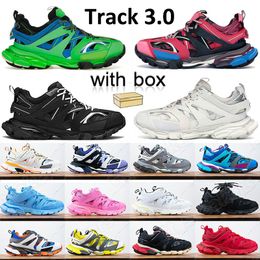 balenciaga track 3 3.0 tracks runners tess.s. 2023 marque Designer hommes femmes mocassins blanc noir sneakers rétro gomma sneakers en cuir véritable