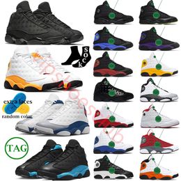 Air Jump 13 Man Basketball Chaussures Retr 13S Femmes Hommes Chaussures Flint Navy Brave Starfish Del Sol Noir Royal Rouge Flint Gris Violet Baskets Baskets Taille 36-47