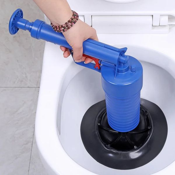 Air Power Drain Blaster Gun haute pression manuel évier plongeur ouvre salle de bains toilettes Closestool tuyau dragage propre pompe outils 240116