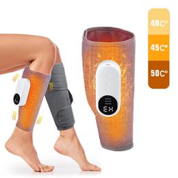 Masseur de mollet à pression d'air Massage musculaire des pieds de jambe sans fil 3 modes Pressothérapie Compresse la circulation sanguine Soulage la douleur 240127