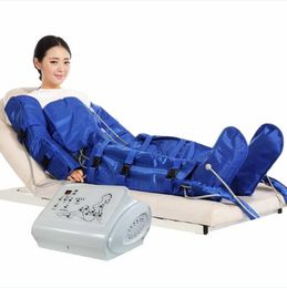 Máquina de adelgazamiento de masaje de desintoxicación linfática a presión de aire equipo de presoterapia con forma de cuerpo de drenaje linfático portátil para clínica de salón de Spa