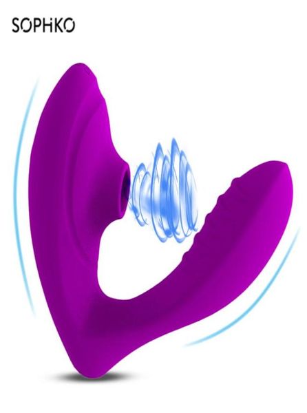 Air Pulse Clitoris Stimulateurs de vibratrice Imperpanche 2 en 1 Adultes rechargeables Touet sexuel pour femmes G Sucker Massager x049371709