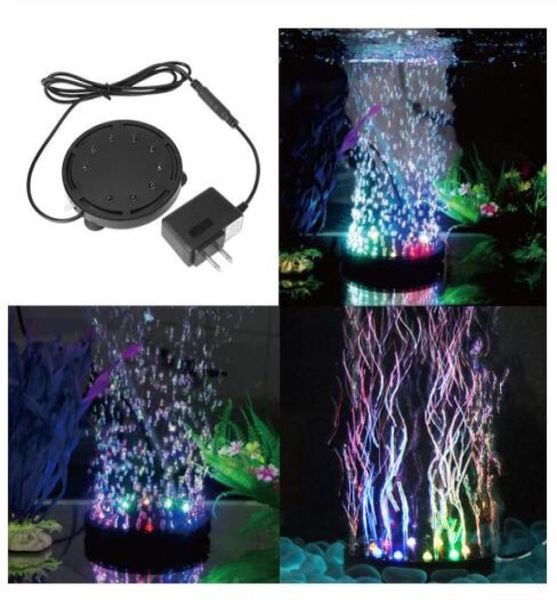 Luces de bomba de aire iluminación LED LED 12 LED Sumerio Sumerio Tanque de pescado de aire Bubble Bombble Bombe Decoración Aíneo LED PU4434291