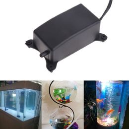 Pompes à air accessoires 2W pompe d'aquarium silencieuse réservoir de poissons oxygène silencieux augmentant avec prise ue 220240V 230620