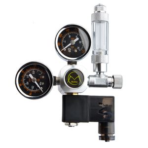 Air Pumps Accessories Aquarium CO2 Solenoid Regulator Magnetic Check DIY Fish Tank Diffuser Ozone Generator System Kit 230711