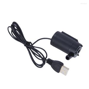 Accesorios de bombas de aire, bomba de Motor sin escobillas de bajo ruido USB de 5V CC, Mini bomba de agua sumergible de 120L/H para Kit Diy, tanque de acuario Ini