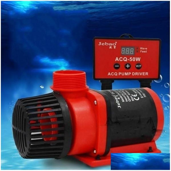 Accessoires de pompes à air Jebao Acq DC Flow Rium Pompe Contrôleur Silencieux Marine Coral Reef Fish Tank Pond Eau W Wave Maker Mode Comme DCQ D Dhx8Y