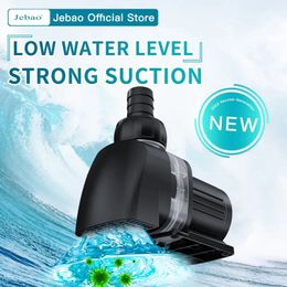 Luchtpompen Accessoires Jebao Waterpomp Ultraquiet DC 12V Dompelpompen Fontein Filter Visvijver Aquarium Bodemzuiging 230819