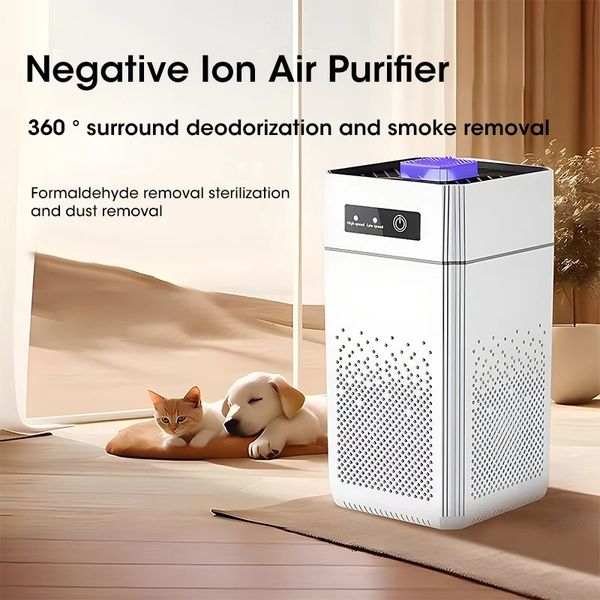 Purificateur d'air pour stérilisation, désodorisation, désinfection, armoire à chaussures, nid pour animaux de compagnie, toilettes portables électroniques intelligentes 240308