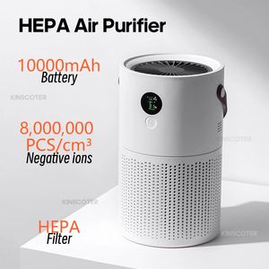 Purificateurs d'air Purificateur d'air domestique HEPA purificateur d'air Portable sans fil Adsorption de formaldéhyde de poussière Pm2.5 pour les personnes allergiques au pollen 231113