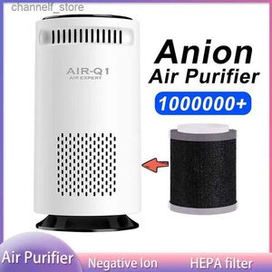 Purificadores de aire Purificador de aire portátil Mijia para coche, limpiador de aire de iones negativos, desodorante silencioso de polen de humo para el hogar, sala de estar de oficinaY240329