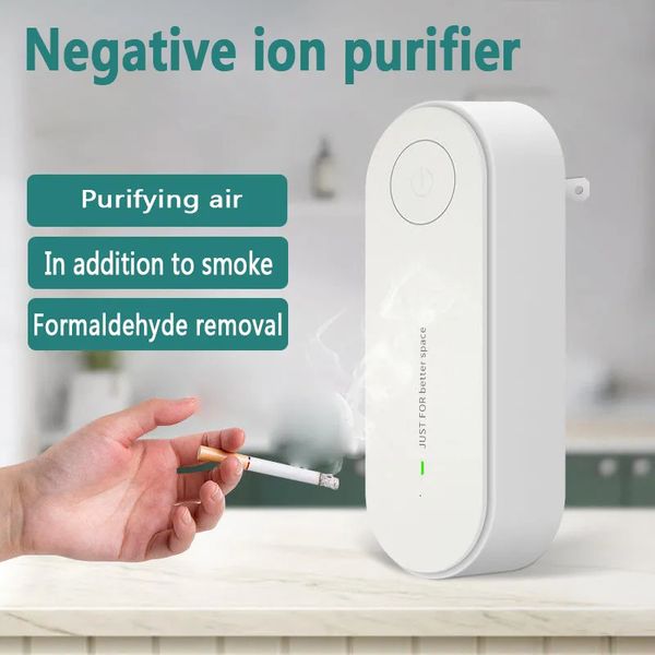 Purificateurs d'air Purificateur d'air portable Anion Purification de l'air Xiomi Désodorisant Ioniseur Nettoyant Poussière Cigarette Fumée Dissolvant Toilette Déodorant 231113