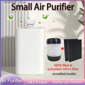 Purificateurs d'air Purificateur d'air portable Désodorisant Filtre HEPA Nettoyeur d'air Supprimer l'odeur particulière Fumée secondaire pour la maison Chambre BureauY240329