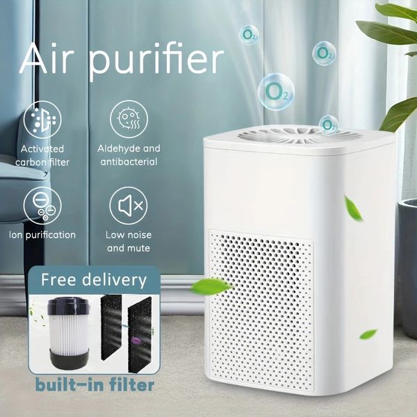 Purificateurs d'air Purificateur d'air de bureau portable filtre HEPA stérilisation au formaldéhyde élimination des odeurs purificateur d'air d'odeur de fumée pour bureau de voiture à domicile 231113