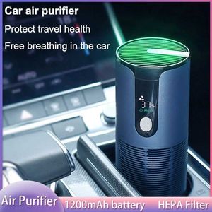 Purificadores de aire Youpin Purificador de aire para automóvil Desodorizador de habitación Eliminador de iones negativos Humo Filtro HEPA Limpiador de aire portátil Ambientador para el hogarY240329