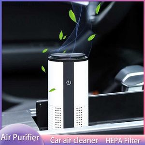 Purificateurs d'air Youpin nouvelle voiture purificateur d'air à ions négatifs ioniseur dissolvant d'odeur fumée formaldéhyde purificateur d'air assainisseur pour véhicule domestique Y240329