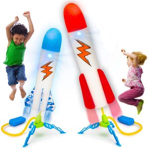 Jouets de fusée à Air, pompe à Air d'extérieur, lanceur de fusée, jouets d'extérieur pour enfants, meilleure qualité