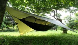 Tente à air Tente à ouverture automatique simple 2 personnes facile à transporter hamac rapide avec filets de lit toile de fond imperméable été extérieur rapide Shi2869182