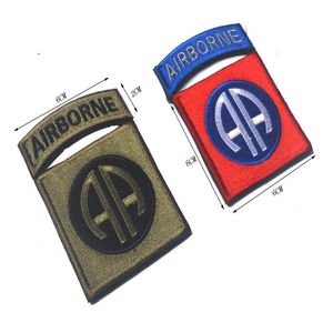 Airborne US 101 Air Assaulter AA geborduurde armband force militaire tactieken Warrior Gas Badge Army Fan Clothing Backpack Patch