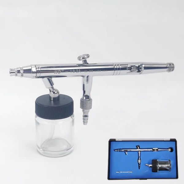 Aérographe fournitures de tatouage outils double Action peinture corporelle combiné oxygène aérographe Aqua O2 stylo pulvérisateur