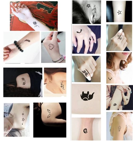 Aérographe tatouages temporaires pochoirs