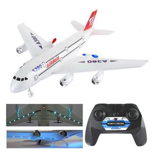 Airbus A380 Boeing 747 RC vliegtuig afstandsbediening speelgoed 24G vliegtuig met vaste vleugel Gyro buitenvliegtuig model met motor kinderen cadeau 240129