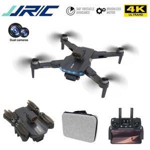 Avión Motor sin escobillas GPS Drone plegable JX21 Profesional 4K Cámara dual HD Fotografía aérea Evitación de obstáculos Quadcopter Juguetes