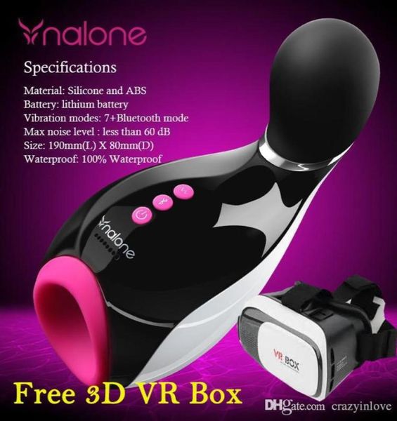 Avión Copa vibrador VR vidrio Vagina Sirena Bluetooth Eléctrico Masculino Automático Masturbador7 Modelo Vibrante Coño Juguetes Sexuales para M6814168