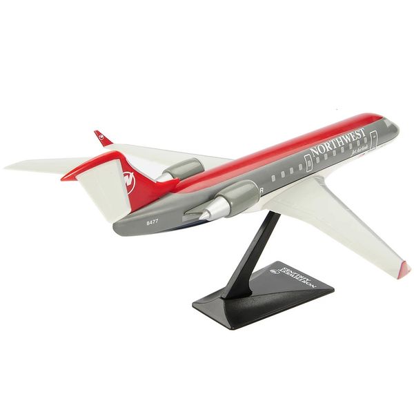 Modèle d'avion 1 100, modèle d'avion, jouet Northwest Airlines NWA CRJ-200, réplique édition Collector pour Collection 231208