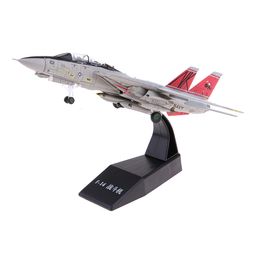 Avión Modelo 1 100 American F-14 Metal 7,5 pulgadas Decoración de avión 230830