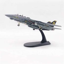 Aircraft modle 1/100 Ratio US Military F-14D F14 VF-31 Bomb Cat Modality Aircraft Mode Variable Mode Inter Collection COLLECTION Toy cadeau S2452204
