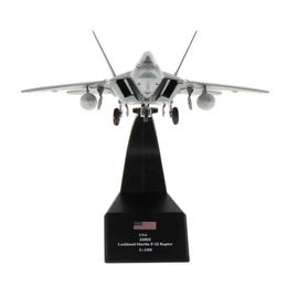 Aircraft modle 1 100 échelle américaine F-22 Fighter Model Airplane Toy Childrens Gift 1/100 F-22 Fighter Jet Plastic Model S2452022