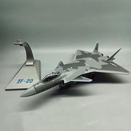 Vliegtuigen Modle 1/100 Schaal China Airforce J-20 Fire Fang J20 Fighter Air Force Diecast Vliegtuigen Vliegtuig Model Legering AirlineToy 230718