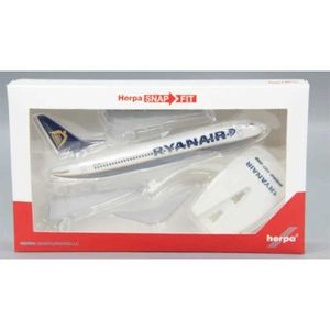 Aircraft Modle 1 200 Échelle B737-800 B737Max8 ABS Plastique Airplane Modèle jouet Ryanair Airplane Model Toy Assembly Resin for Collection S24520898