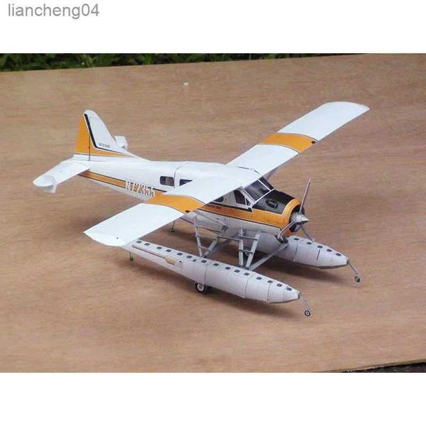 Aircraft Modle 1 32 DHC-2 Canadá DHC-2 Beaver Segura avión Aeronave Modelo de papel Regalos para fanáticos militar