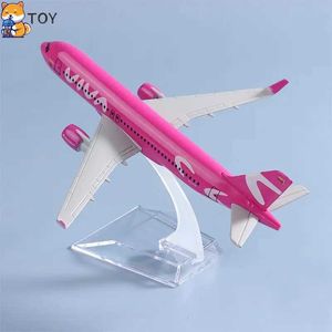 Aircraft Modle 1 400 Metal Aviation Replica Viva Air Modèle Diecast Airplane Miniature Vismmas Kids Room Decor Decor Gift Toys for Boys S2452022