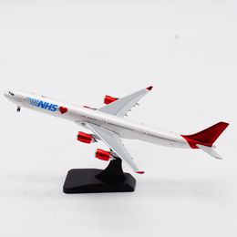 Modèle d'avion 1/400 échelle A340-600 9H-EAL Maleth Aero Airlines alliage avion modèle d'avion avions à collectionner modèle de spectacle jouet décoration 230503