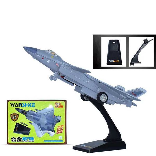 Aircraft Modle 1 72 ALLIAL Back J20 Military Fighter Model Classic Series Decorative Aircraft Childrens Gift Toys Livraison gratuite S2452204