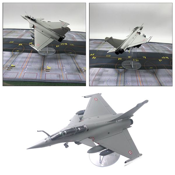 Modelo de avión 1 72 Rafale Fighter Display Model Metal con soporte Diecast Plane 1 100 Metal Aircraft Toys Air Plane Model 230803