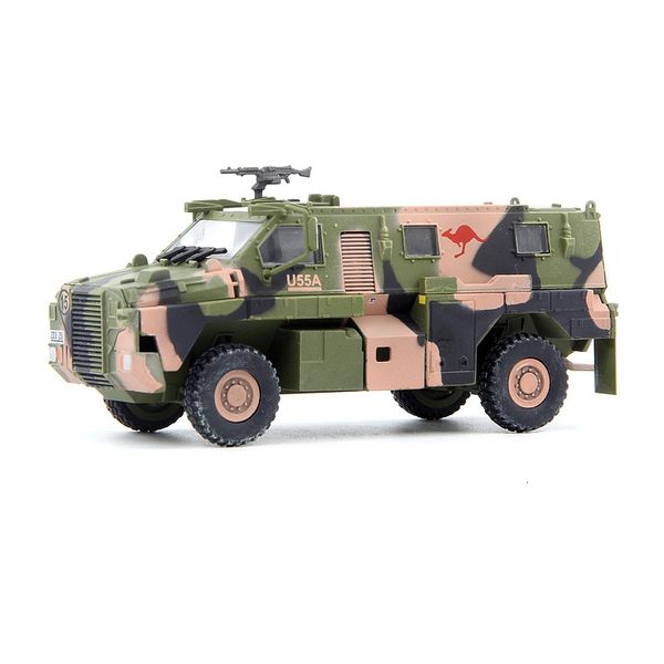 Modèle d'avion 1 72 Modèle fini à l'échelle de l'armée australienne Bushmaster Mine Protected Mobile Armored Vehicle Collection Toy Gift 230801