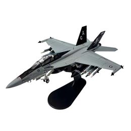 Aircraft Modle 1/72 US Army F/A-18F F-18 Super Hornet F18 Carrier Based Fighter voltooide Die Cast Metal Militair vliegtuig Model speelgoedcollectie of cadeau S2452022